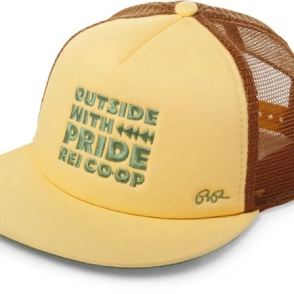 NWT REI Outside with Pride trucker hat
